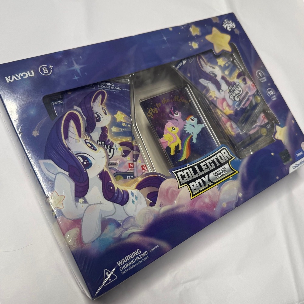 My Little Pony TCG Collector Box Includes 10 Packs Sealed New